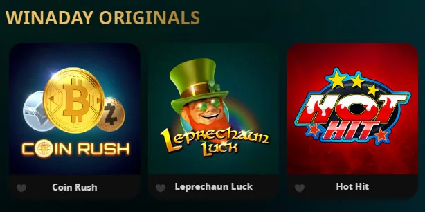 Originalspiele Winaday Casino
